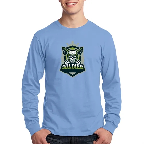 Port & Company® Long Sleeve Cotton T-Shirt - Port & Company® Long Sleeve Cotton T-Shirt - Image 13 of 22