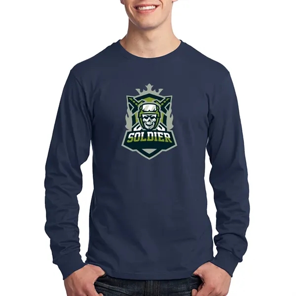 Port & Company® Long Sleeve Cotton T-Shirt - Port & Company® Long Sleeve Cotton T-Shirt - Image 15 of 22