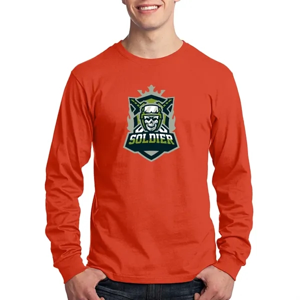 Port & Company® Long Sleeve Cotton T-Shirt - Port & Company® Long Sleeve Cotton T-Shirt - Image 16 of 22