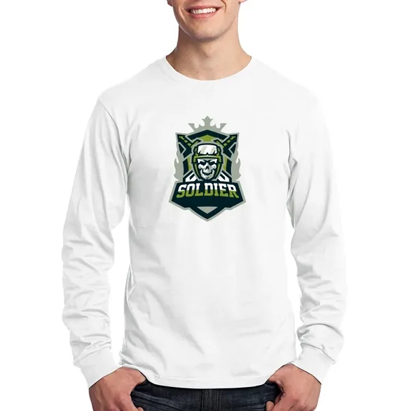 Port & Company® Long Sleeve Cotton T-Shirt - Port & Company® Long Sleeve Cotton T-Shirt - Image 21 of 22