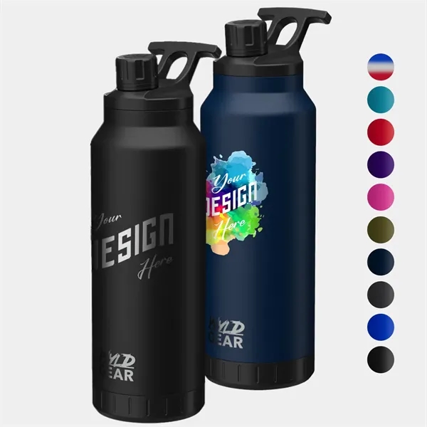 44 oz Wyld Gear® Stainless Steel Insulated Mag Water Bottle - 44 oz Wyld Gear® Stainless Steel Insulated Mag Water Bottle - Image 0 of 12