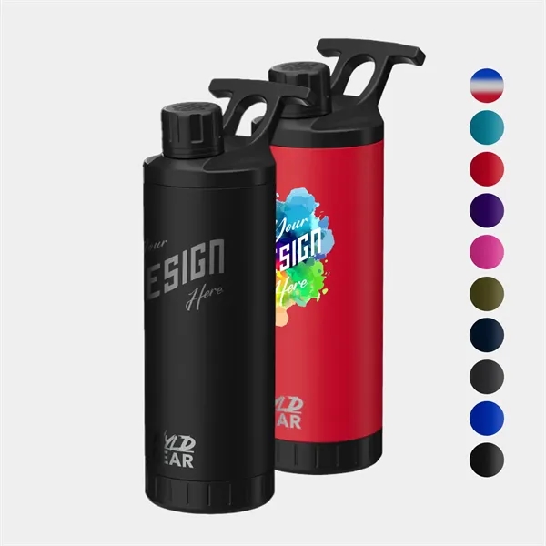 18 oz Wyld Gear® Stainless Steel Insulated Mag Water Bottle - 18 oz Wyld Gear® Stainless Steel Insulated Mag Water Bottle - Image 0 of 11