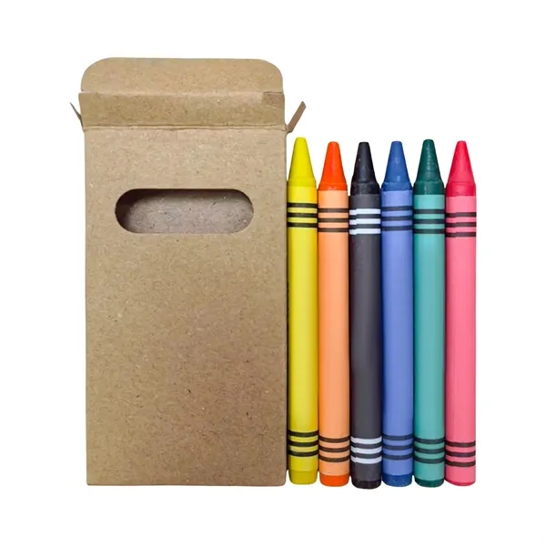 Painted canvas tote bag 6 crayons - Painted canvas tote bag 6 crayons - Image 5 of 11