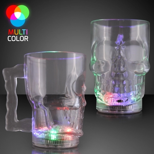 Light Up Skull Halloween Party Mug - Light Up Skull Halloween Party Mug - Image 1 of 1