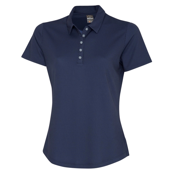CALLAWAY BIRDSEYE LADIES' POLO - CALLAWAY BIRDSEYE LADIES' POLO - Image 1 of 4