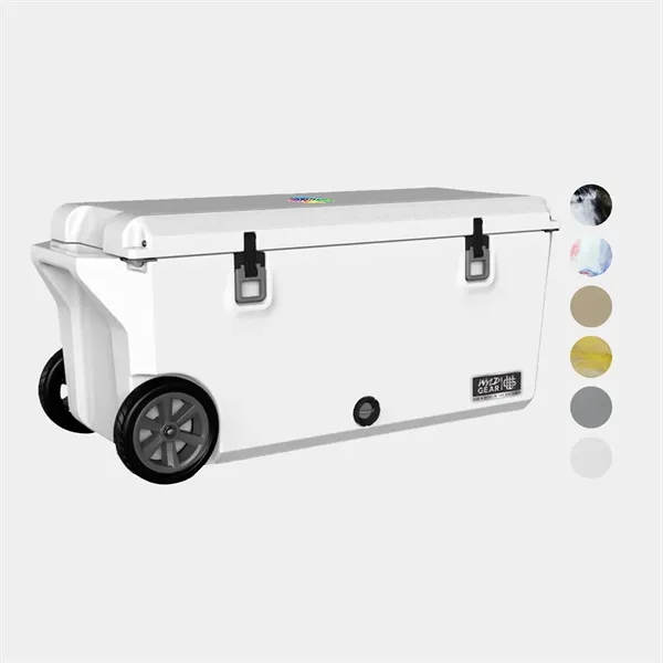 110 QT Wyld Gear® USA-Made Wheeled Hard Cooler (20" x 48") - 110 QT Wyld Gear® USA-Made Wheeled Hard Cooler (20" x 48") - Image 0 of 19