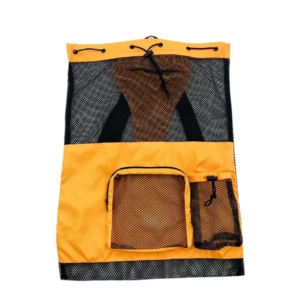 Large Capacity Beach Mesh Backpack - Large Capacity Beach Mesh Backpack - Image 2 of 4