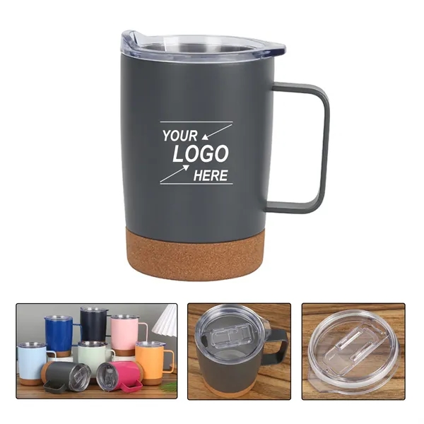 Explorer Vacuum Camp Mug with Cork Bottom - 12 oz. - Explorer Vacuum Camp Mug with Cork Bottom - 12 oz. - Image 0 of 3