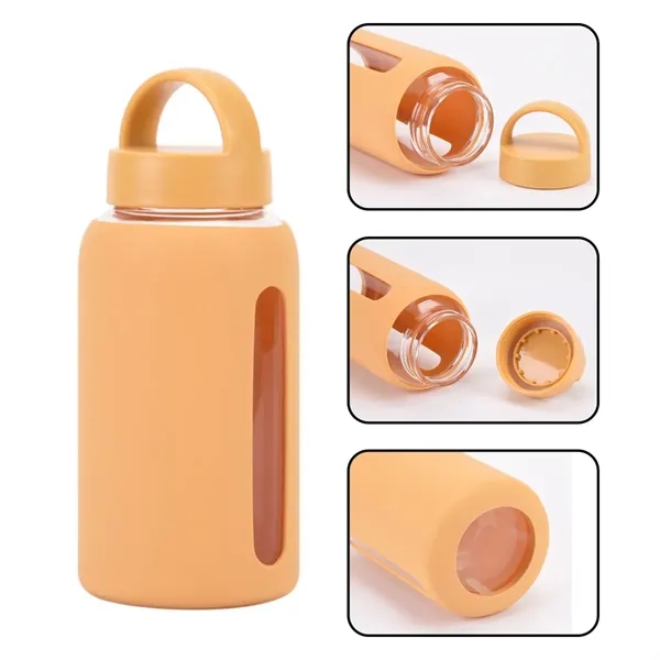 Silicone Wrapped Glass Water Bottle - Silicone Wrapped Glass Water Bottle - Image 1 of 2