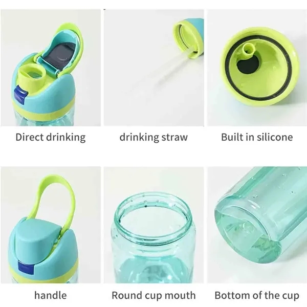 20OZ Portable Water Bottle with Straw - 20OZ Portable Water Bottle with Straw - Image 1 of 3