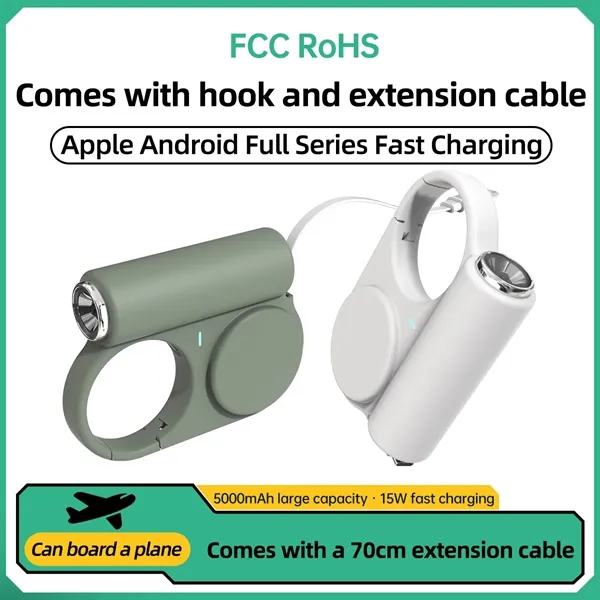 Charge On The Go Built In Hook Wearable Mobile Battery - Charge On The Go Built In Hook Wearable Mobile Battery - Image 2 of 6