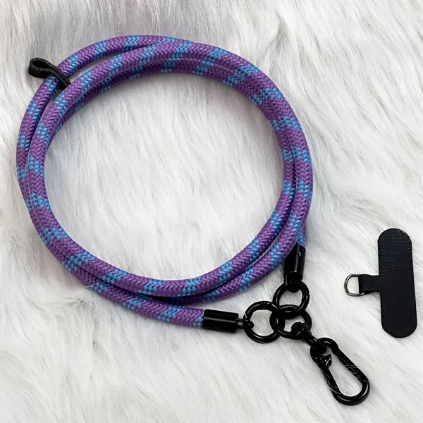 Adjustable Nylon Cell Phone Lanyard - Adjustable Nylon Cell Phone Lanyard - Image 1 of 6