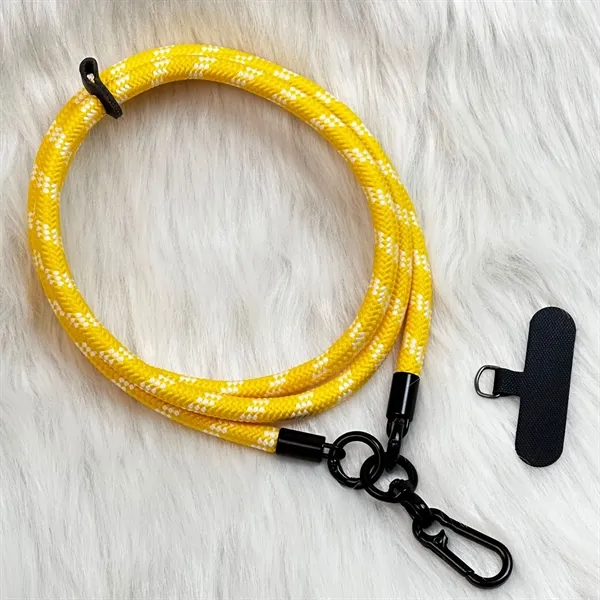Adjustable Nylon Cell Phone Lanyard - Adjustable Nylon Cell Phone Lanyard - Image 2 of 6