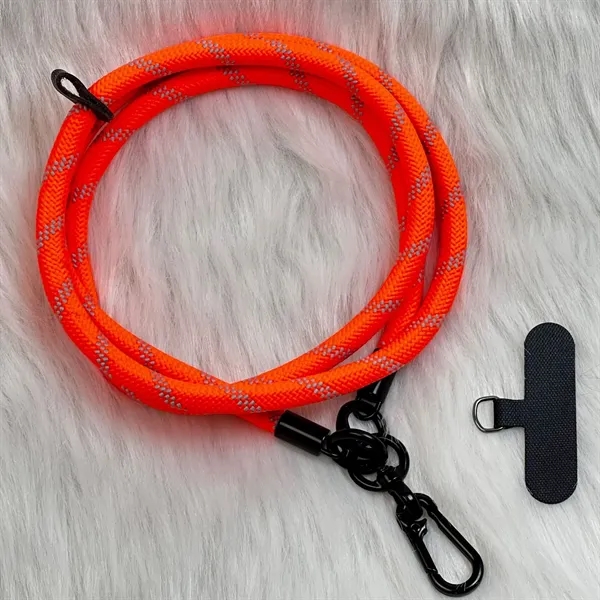 Adjustable Nylon Cell Phone Lanyard - Adjustable Nylon Cell Phone Lanyard - Image 4 of 6