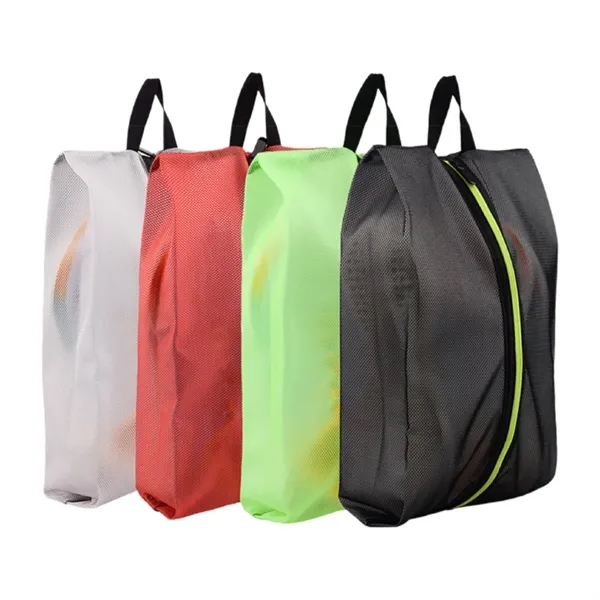 Portable Waterproof Black Large Capacity Travel Shoe Bag - Portable Waterproof Black Large Capacity Travel Shoe Bag - Image 2 of 6