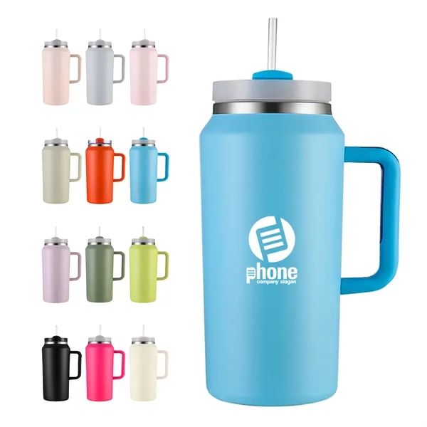 64oz 304 Stainless Steel Insulated Handle Cup Outdoor