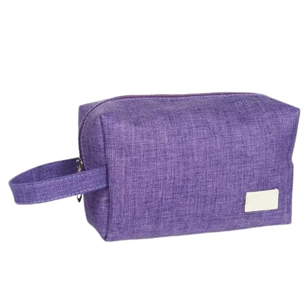 Cosmetic Large Nylon Makeup Traveling Toiletry Bag - Cosmetic Large Nylon Makeup Traveling Toiletry Bag - Image 4 of 6