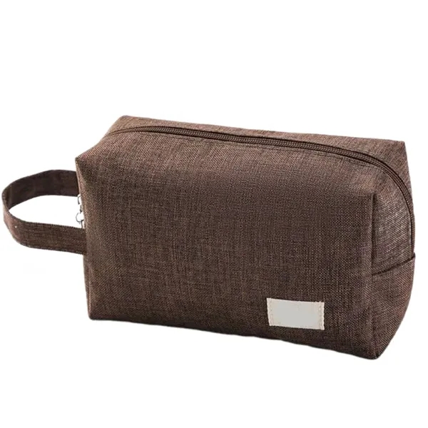 Cosmetic Large Nylon Makeup Traveling Toiletry Bag - Cosmetic Large Nylon Makeup Traveling Toiletry Bag - Image 5 of 6