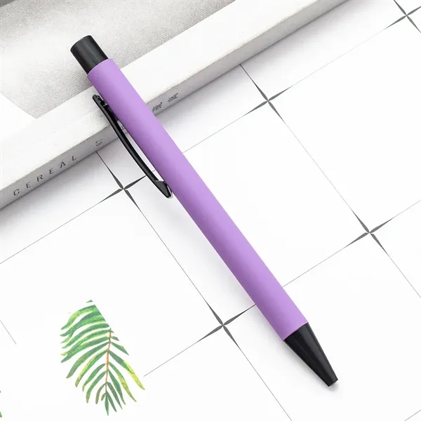 Matte Texture Aluminum Ballpoint Pen - Matte Texture Aluminum Ballpoint Pen - Image 1 of 10