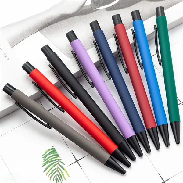 Matte Texture Aluminum Ballpoint Pen - Matte Texture Aluminum Ballpoint Pen - Image 0 of 10