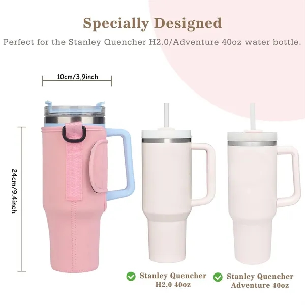Water Bottle Carrier Bag for 40oz Stanley Cup - Water Bottle Carrier Bag for 40oz Stanley Cup - Image 1 of 6