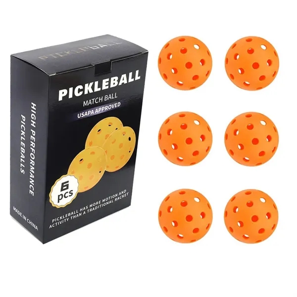 4 Pack 40 Holes Outdoor Pickleball Balls - 4 Pack 40 Holes Outdoor Pickleball Balls - Image 3 of 6