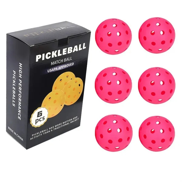 4 Pack 40 Holes Outdoor Pickleball Balls - 4 Pack 40 Holes Outdoor Pickleball Balls - Image 4 of 6