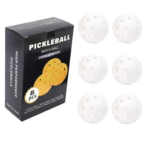 4 Pack 40 Holes Outdoor Pickleball Balls - 4 Pack 40 Holes Outdoor Pickleball Balls - Image 6 of 6