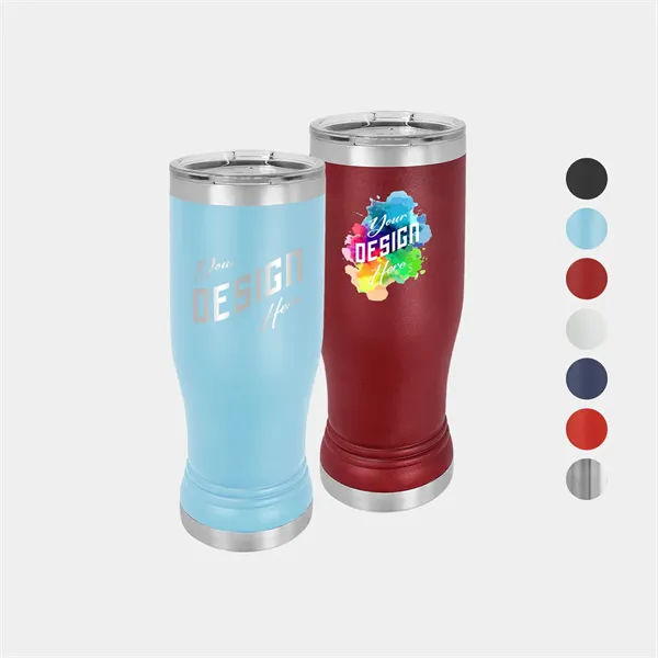 14 oz Polar Camel® Stainless Steel Insulated Pilsner Tumbler - 14 oz Polar Camel® Stainless Steel Insulated Pilsner Tumbler - Image 0 of 8