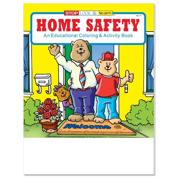 Coloring Book: Home Safety - Coloring Book: Home Safety - Image 2 of 2