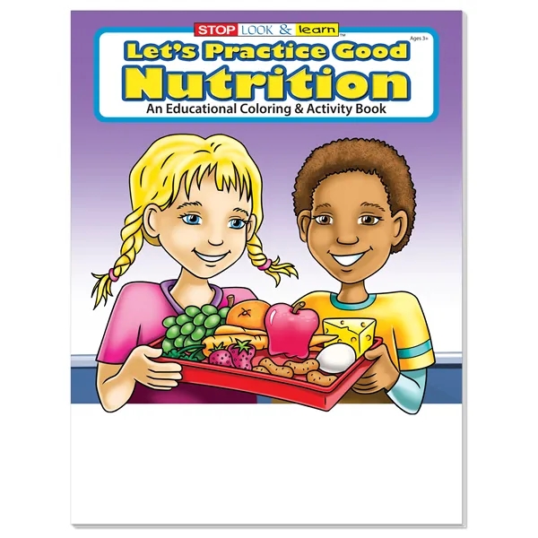 Coloring Book: Let's Practice Good Nutrition - Coloring Book: Let's Practice Good Nutrition - Image 6 of 6