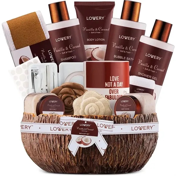 Coconut Bath Gift Set - 20Pc Spa Kit with Ashtray - Coconut Bath Gift Set - 20Pc Spa Kit with Ashtray - Image 0 of 0