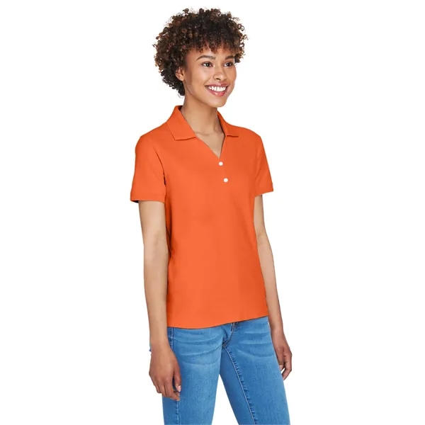 Devon & Jones Ladies' Pima Pique Y-Collar Polo - Devon & Jones Ladies' Pima Pique Y-Collar Polo - Image 116 of 142