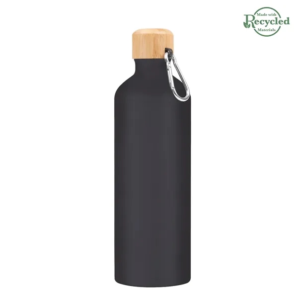 Custom 25 Oz. Aluminum Tundra Bike Bottle With Bamboo Lid