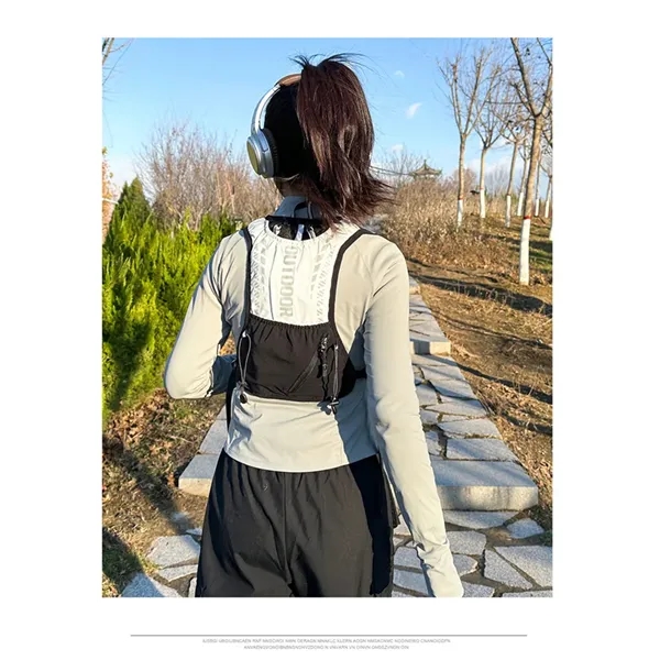 Lightweight Running Vest Reflective Outdoors Hydration Pack - Lightweight Running Vest Reflective Outdoors Hydration Pack - Image 3 of 4