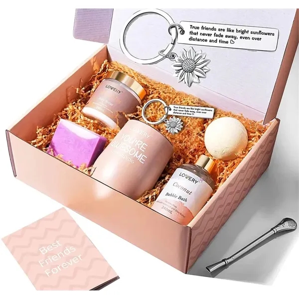 Best Friends Handmade Box - 8Pc Friendship Spa Set - Best Friends Handmade Box - 8Pc Friendship Spa Set - Image 0 of 0