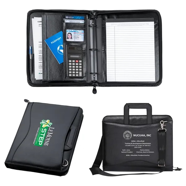 Messenger 3-Ring Shoulder Strap Portfolio - Messenger 3-Ring Shoulder Strap Portfolio - Image 0 of 7