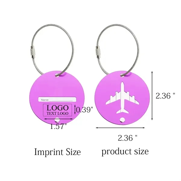Aircraft Aluminum Alloy Luggage Tags - Aircraft Aluminum Alloy Luggage Tags - Image 2 of 10