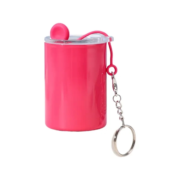 3oz Mini Tumbler Sublimation Shot Glass w/ Straw Lid - 3oz Mini Tumbler Sublimation Shot Glass w/ Straw Lid - Image 3 of 7
