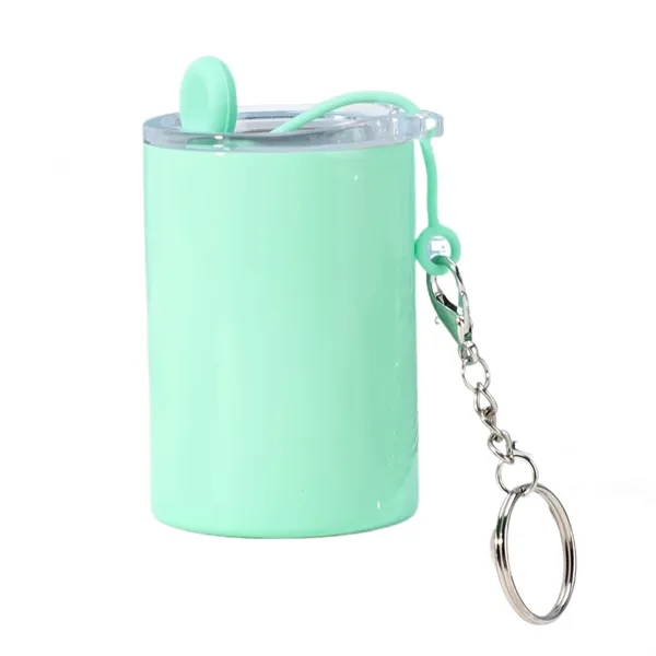 3oz Mini Tumbler Sublimation Shot Glass w/ Straw Lid - 3oz Mini Tumbler Sublimation Shot Glass w/ Straw Lid - Image 4 of 7
