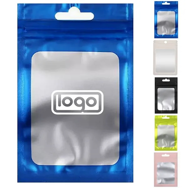 Resealable Mylar Bags w/ Clear Window - Resealable Mylar Bags w/ Clear Window - Image 0 of 6