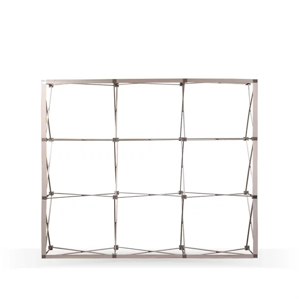10'x8' Straight Pop Up Fabric Foldable Display Wall w Endcap - 10'x8' Straight Pop Up Fabric Foldable Display Wall w Endcap - Image 2 of 5