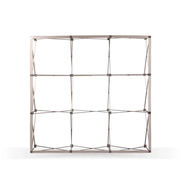 8'x8' Curved Pop Up Fabric Foldable Display Wall w/ Endcap - 8'x8' Curved Pop Up Fabric Foldable Display Wall w/ Endcap - Image 2 of 5