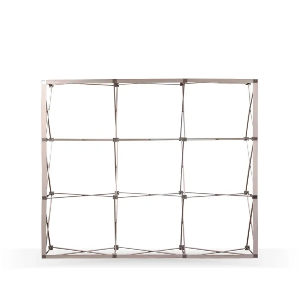 10'x8' Curved Pop Up Fabric Foldable Display Wall w/ Endcaps - 10'x8' Curved Pop Up Fabric Foldable Display Wall w/ Endcaps - Image 2 of 5