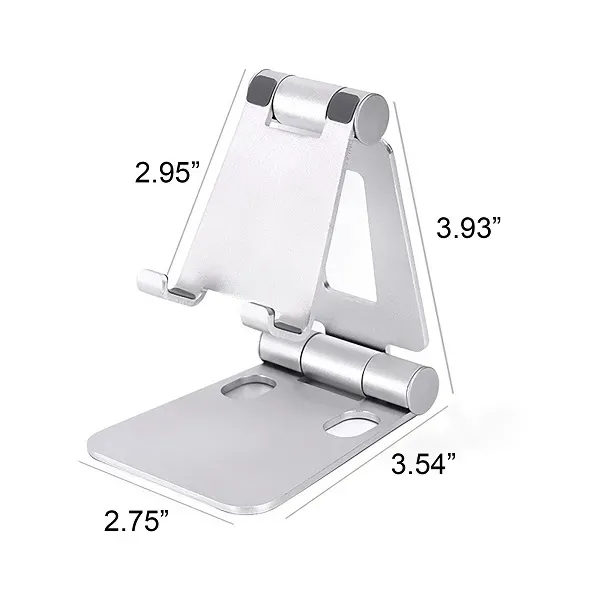 Adjustable Dual Folding Cell Phone Stand - Adjustable Dual Folding Cell Phone Stand - Image 2 of 4