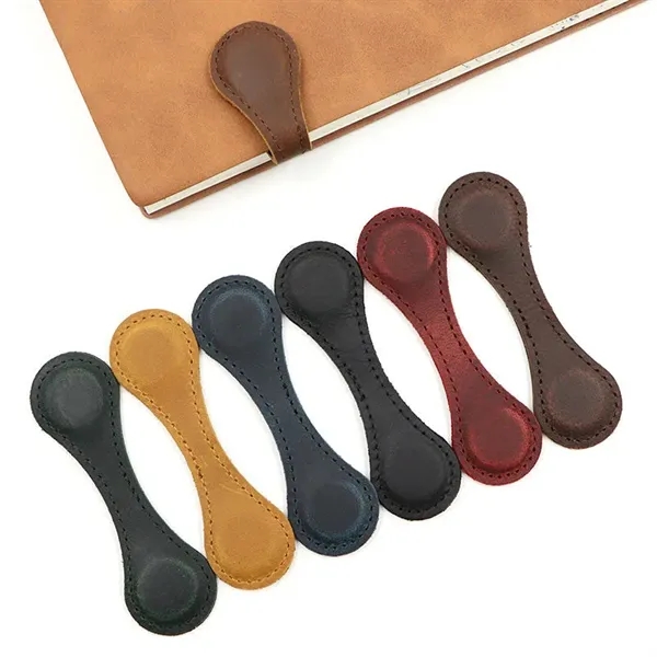PU Leather Magnetic Bookmarks - PU Leather Magnetic Bookmarks - Image 1 of 5