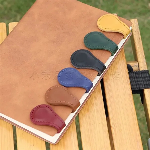PU Leather Magnetic Bookmarks - PU Leather Magnetic Bookmarks - Image 2 of 5