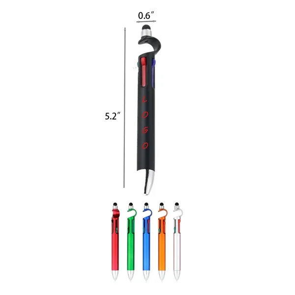 Customizable 4-color Touch Screen Holder Ballpoint Pen - Customizable 4-color Touch Screen Holder Ballpoint Pen - Image 0 of 1