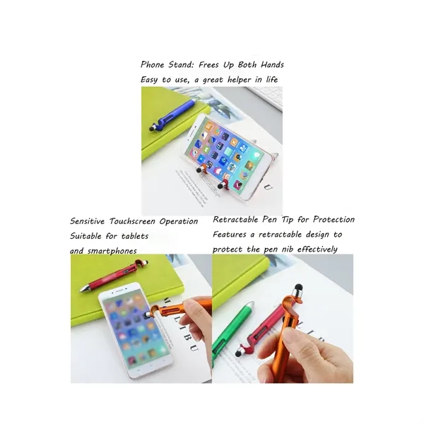 Customizable 4-color Touch Screen Holder Ballpoint Pen - Customizable 4-color Touch Screen Holder Ballpoint Pen - Image 1 of 1