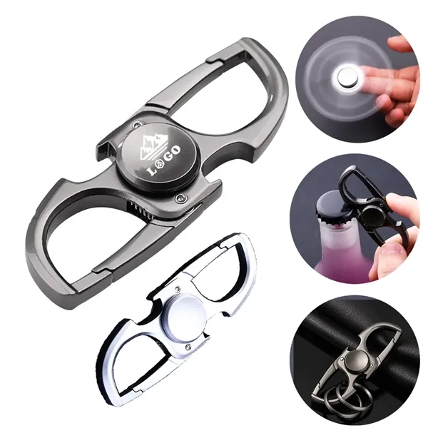 Keychain Decompression Rotary Spinner